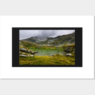 Romanian Carpathians and glacial lake Capra Posters and Art